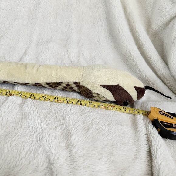 Wild Republic Diamondback Rattle Snake Rattlesnake Plush Realistic Reptile - Picture 6 of 6